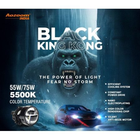 Aozoom King Kong LED Headlight Projector Lens